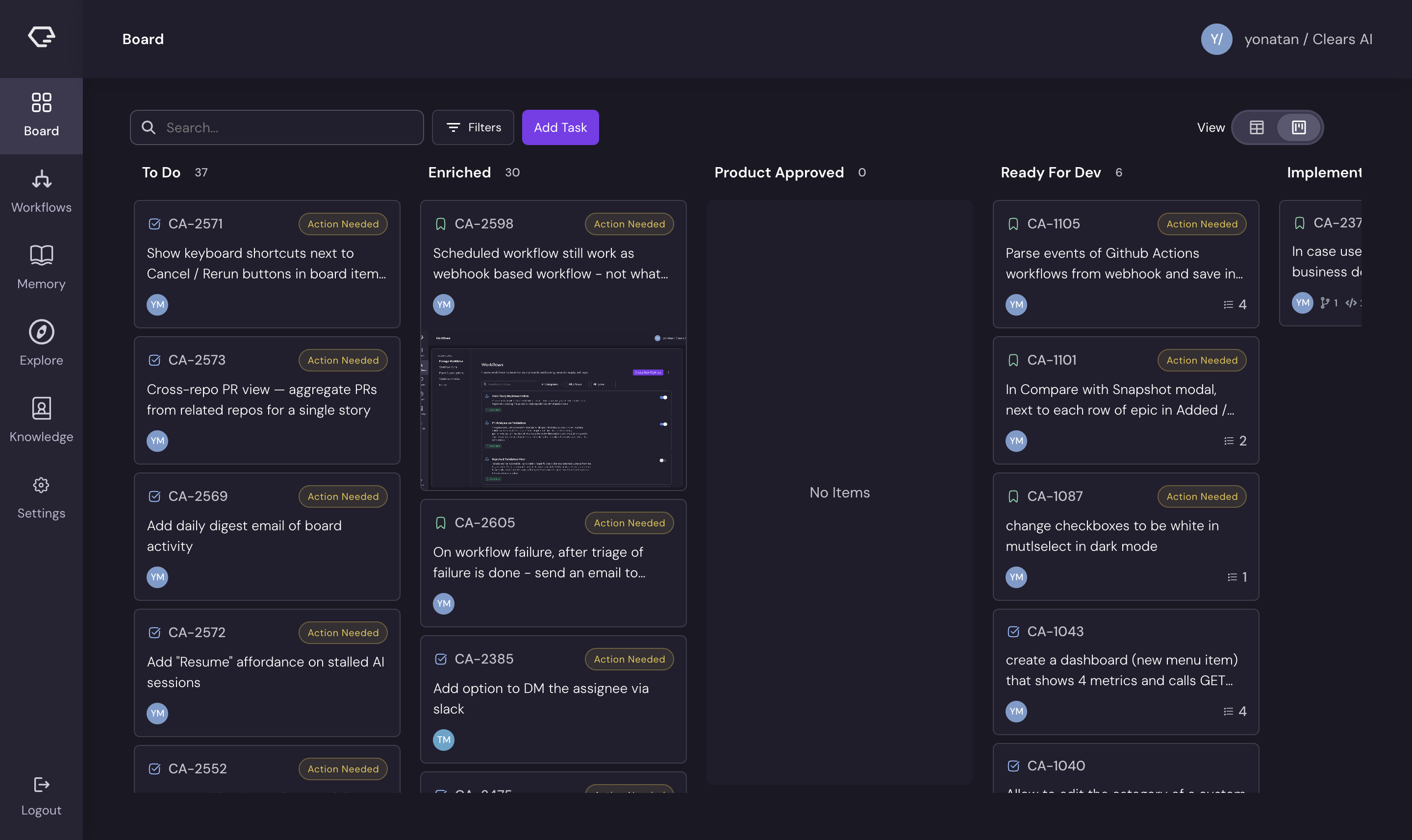 Clears AI platform overview